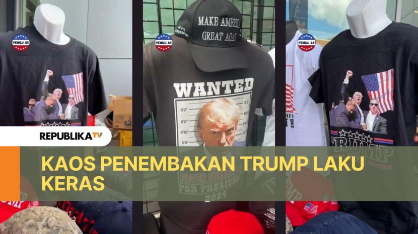 Merchandise yang dijual di Kongres Nasional Partai Republik