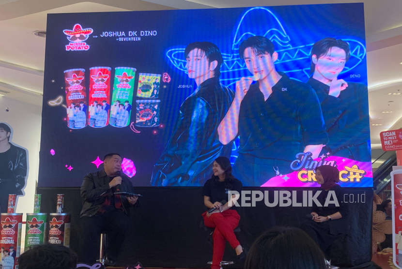 Merek camilan kentang, Mr. Potato, meluncurkan kampanye bertajuk Jinjja Crunch yang menggandeng 3 anggota grup K-pop SEVENTEEN yakni DK, Joshua, Dino.