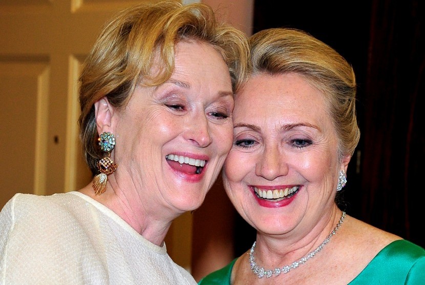 Meryl Streep dan Hillary Clinton