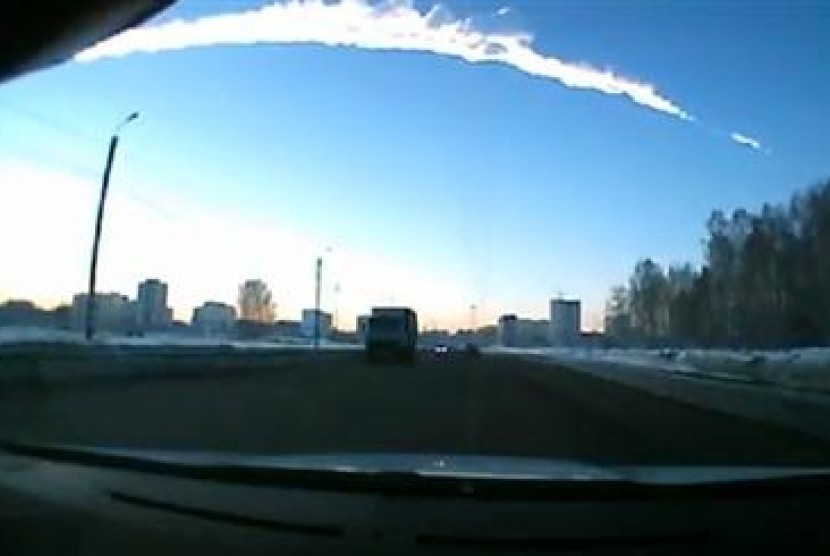Meteor jatuh di Russia