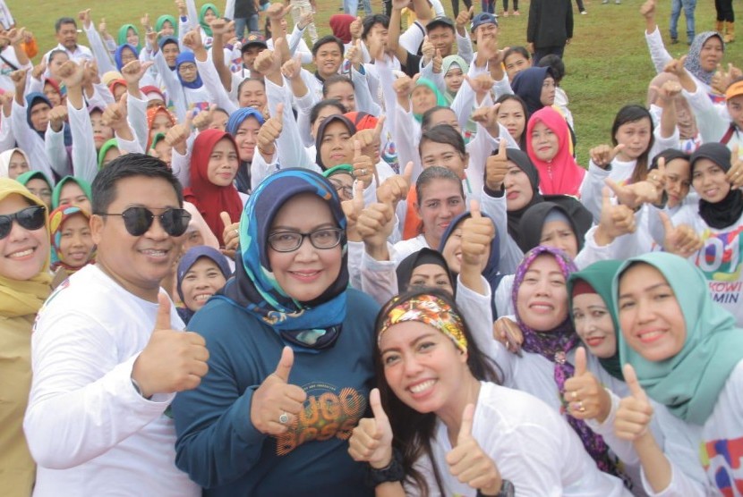 Metode fun campaign yang dilakukan di Kabupaten Bogor, Sabtu (26/1).