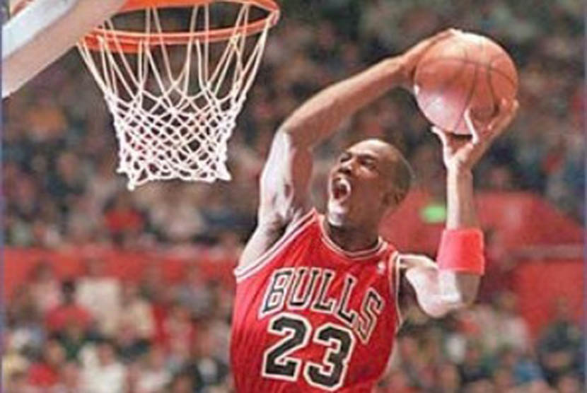 Film dokumenter anyar Michael Jordan mencuri perhatian para penggemar NBA . Ilustrasi.