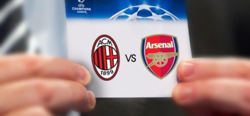 Milan Versus Arsenal di Liga Champion