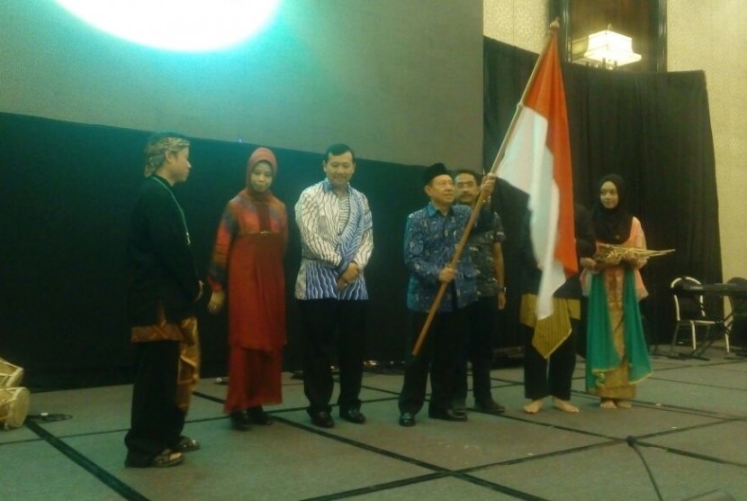 Milangkala Paguyuban Pasundan di Trans Convention Centre, Kota Bandung, Sabtu (23/7).