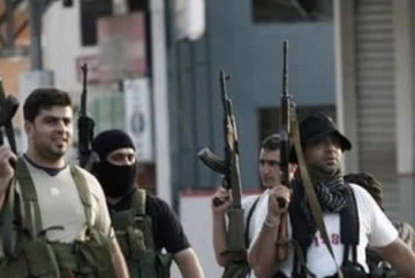 Milisi Hizbullah di Lebanon. Fox News baru-baru ini melaporkan dugaan Qatar yang mendanai Hizbullah. Ilustrasi.