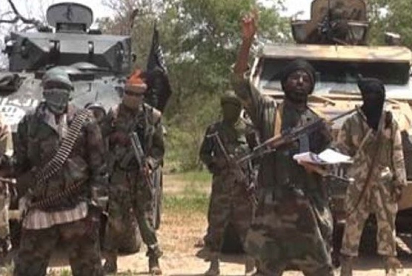 Boko Haram berpotensi besar gunakan wabah untuk aksi kekerasan. Militan Boko Haram.