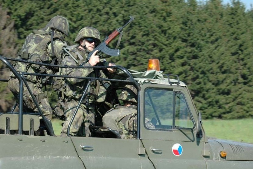 Militer Ceko (ilustrasi). Pemerintah Ceko menyetujui rencana Kementerian Pertahanan untuk mengakuisisi 246 kendaraan tempur lapis baja CV90 pada Rabu (24/5/2023). 