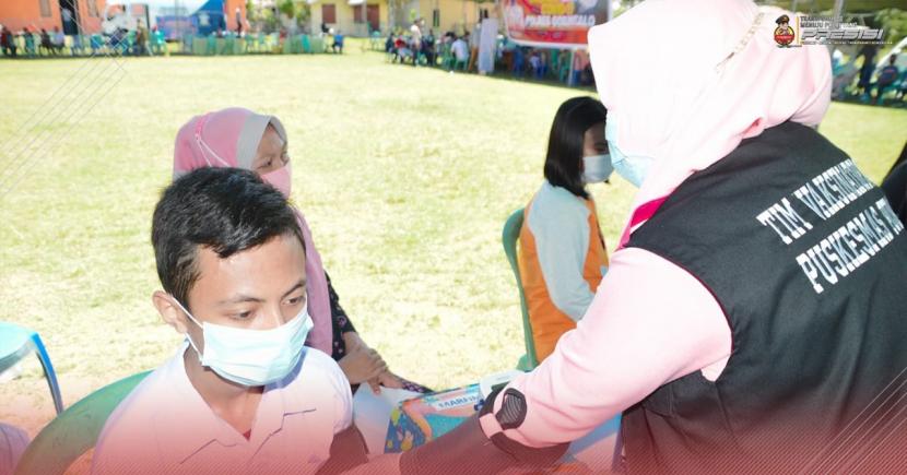 Minat masyarakat di Kabupaten Pohuwato, Provinsi Gorontalo, mengikuti program vaksinasi Covid 19 cukup tinggi. 
