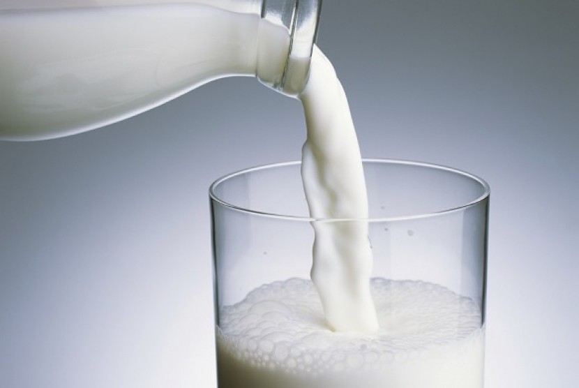 Minuman susu rendah lemak (ilustrasi)