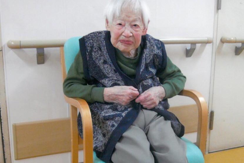 Misao Okawa, wanita tertua di dunia meninggal dunia pada 1 April 2015
