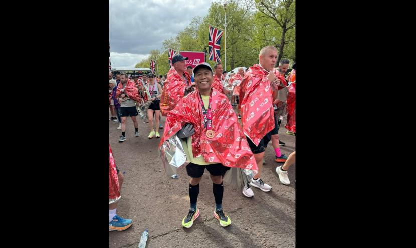 Misbakhun mengikuti TCS London Marathon 2024