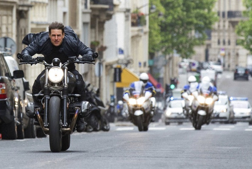 Tom Cruise berperan sebagai agen mata-mata Ethan Hunt dalam Mission Impossible : Fallout.  Mission: Impossible - Dead Reckoning, Part One dijadwalkan tayang pada Juli 2023.