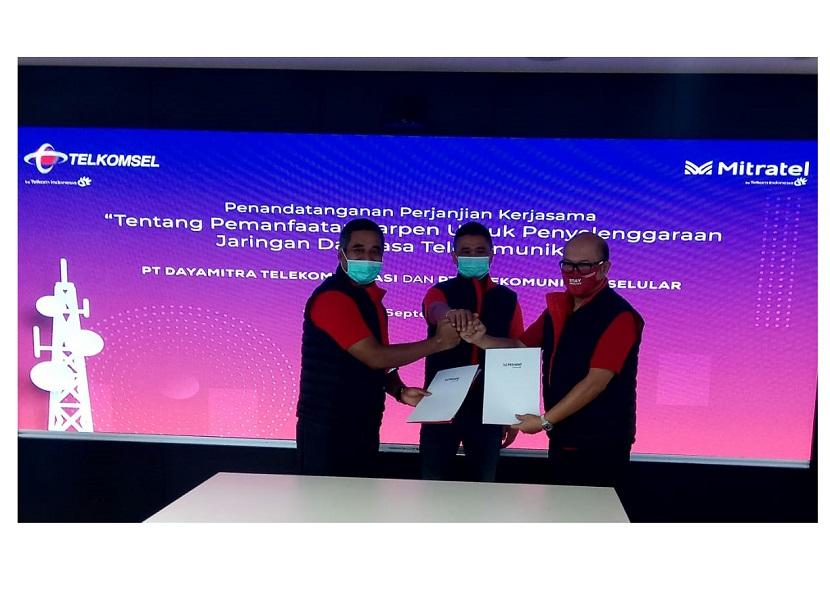 Mitratel dan Telkomsel yang merupakan bagian dari Telkom Group sepakat melakukan kerja sama memanfaatkan sarana penunjang untuk penyelenggaraan jaringan dan jasa telekomunikasi.