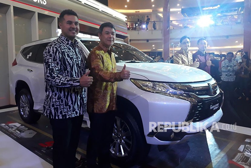 Mitsubishi Motors Corporation (MMC) meluncurkan varian baru New Pajero Sport Exceed 4x2 dan GLX 4x4 MT, di Mall Kelapa Gading, Jakarta, Rabu (17/1).