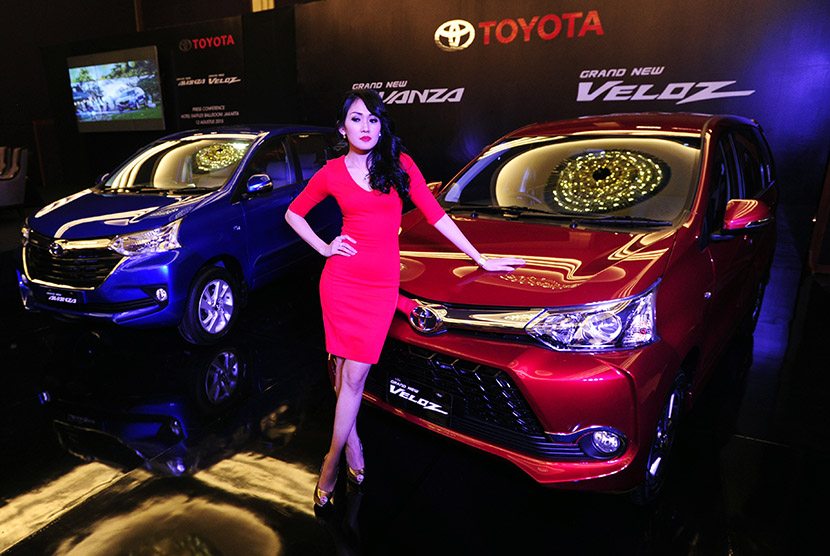 Mobil Grand New Avanza dan Grand New Veloz saat peluncuran di Jakarta, Rabu (12/8).