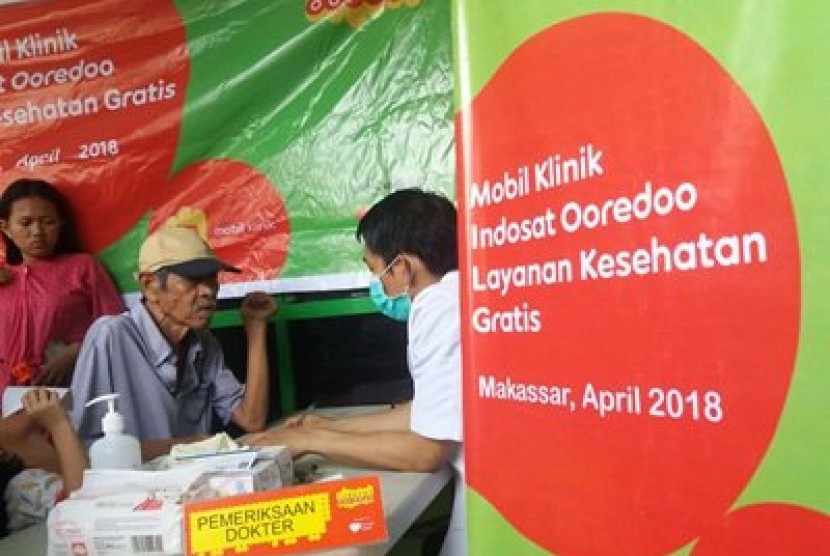 Mobil Klinik Indosat kembali menggelar Aksi Pemeriksaan Kesehatan Gratis