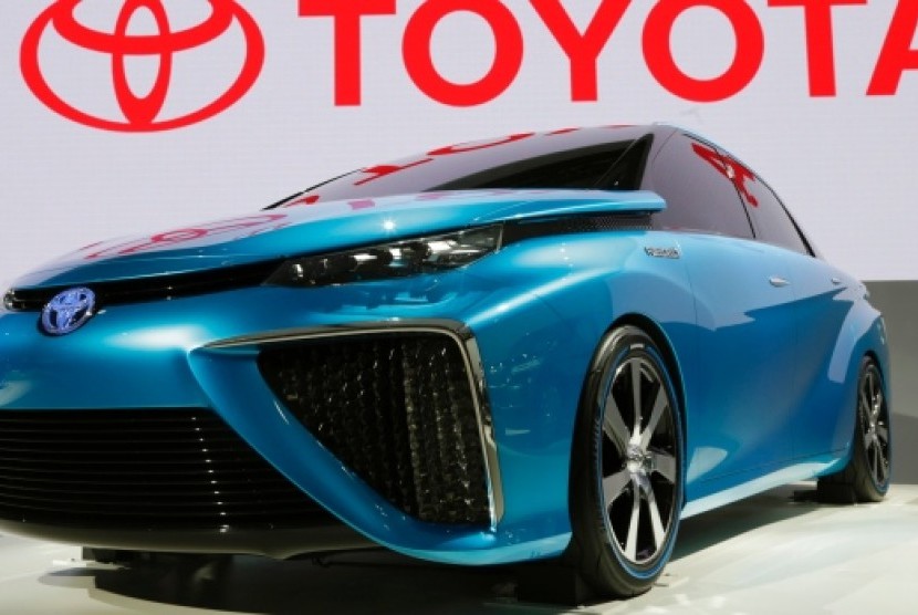 Mobil konsep Toyota berteknologi hidrogen (fuel cell vehicle/FCV) ditampilkan di Tokyo Motor Show 