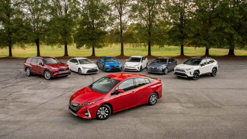 Mobil-mobil Toyota bekas paling banyak ditukar ke mobil listrik di Amerika Serikat.