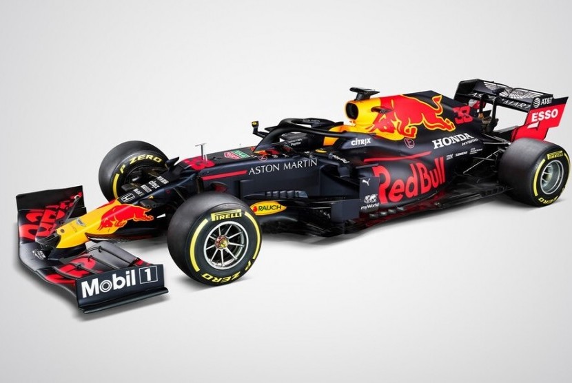 Mobil RB 16 yang digunakan Red Bull untuk Formula Satu (F1) 2020.