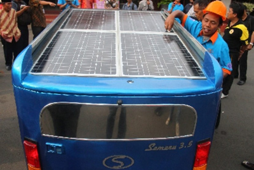 Mobil tenaga surya buatan SMK Muhammadiyah Malang