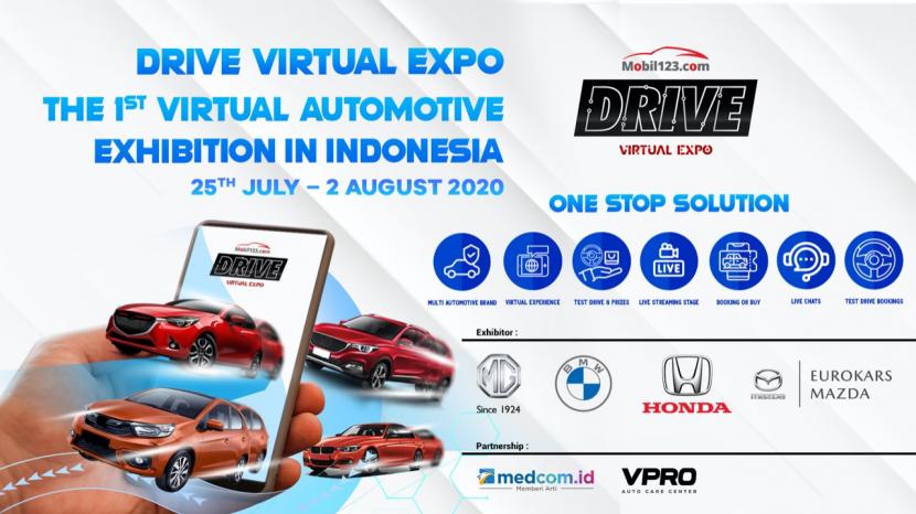 Mobil123 DRIVE Virtual Expo 2020 adalah event otomotif yang menggunakan format baru sebagai jawaban atas tantangan era new normal.