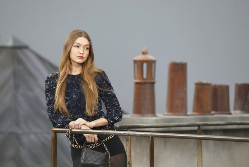 Model Gigi Hadid (Ilustrasi).  Gigi Hadid membantu warga Palestina dan Ukraina