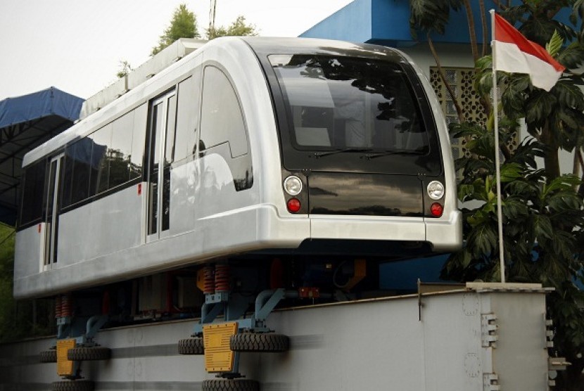 Monorail prototype made by Indonesian company (illustration)