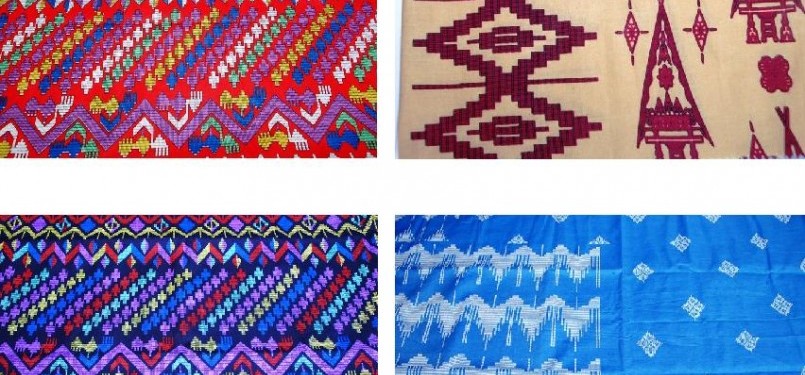 Distinctive pattern of Sasambo batik of West Nusa Tenggara (illustration)