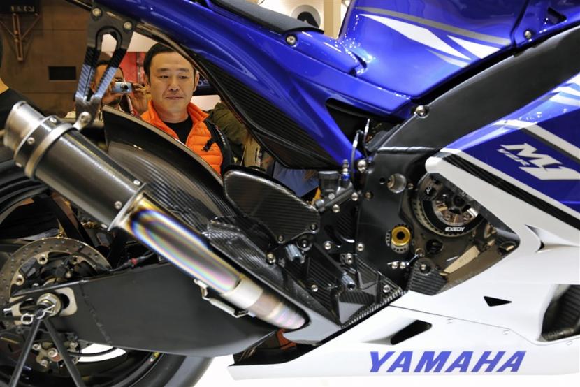 Motor legendaris Yamaha YZR-M1. 