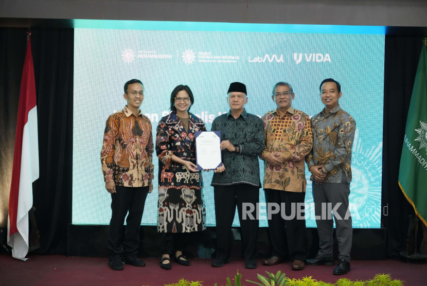 MoU antara PP Muhammadiyah dengan VIDA saat peluncuran e-KTAM di Jakarta, beberapa waktu lalu.
