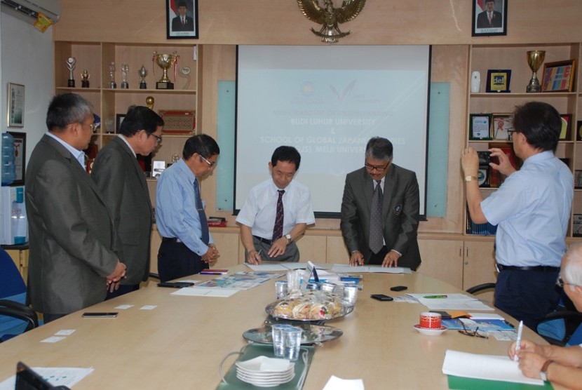 MoU antara UBL dengan   School of Global Study Meiji University 