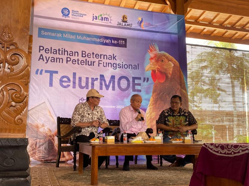 MPM PP Muhammadiyah menggelar Pelatihan Beternak Ayam Petelur Fungsional 