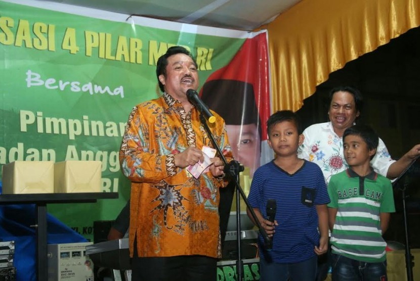 MPR menyisipkan nilai-nilai empat pilar dalam pagelaran seni.