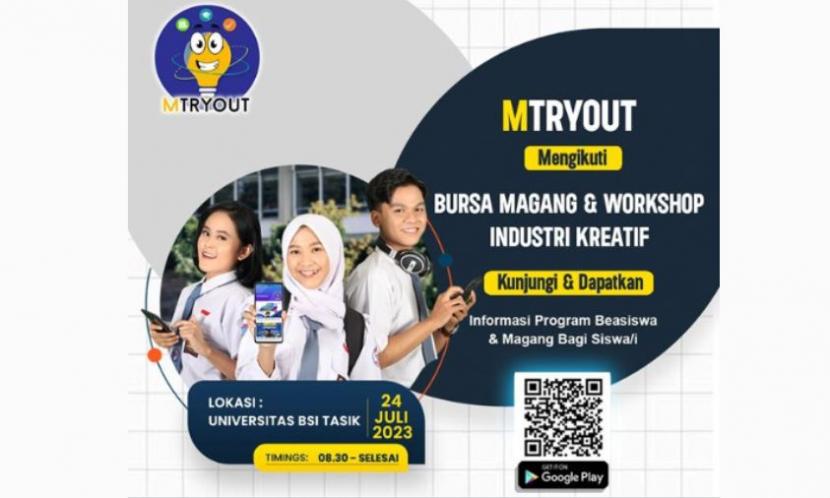 MTryout berpartisipasi dalam acara Bursa Magang dan Workshop Industri Kreatif.