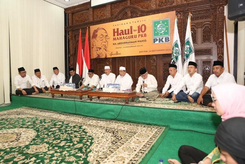 Muhaimin Iskandar dan pengurus PKB menggelar Haul KH Abdurrahman Wahid (Gus Dur).