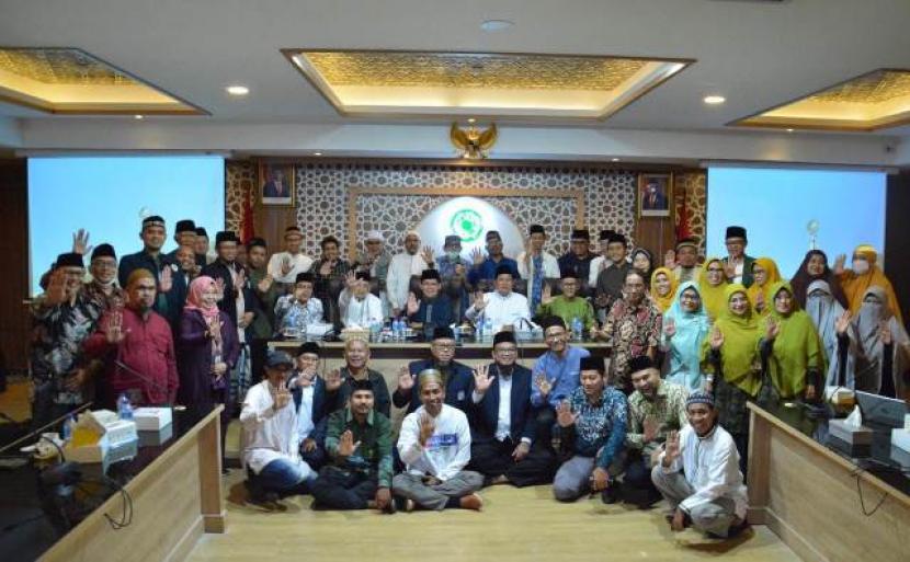 Pertemuan Ormas Islam di Kantor MUI, Jakarta, Jumat (17/3/2023) membahas rencana kedatangan Timnas Israel. 