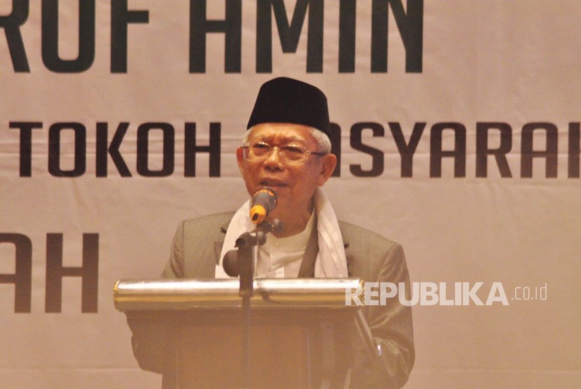 Mustasyar Pengurus Besar Nahdlatul Ulama (PBNU), Prof Dr KH Ma’ruf Amin. 