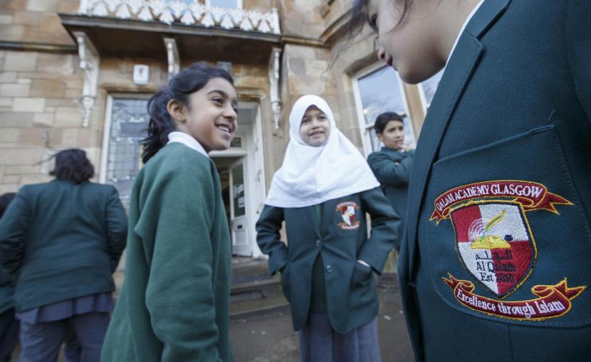 Murid sekolah Muslim di Skotlandia