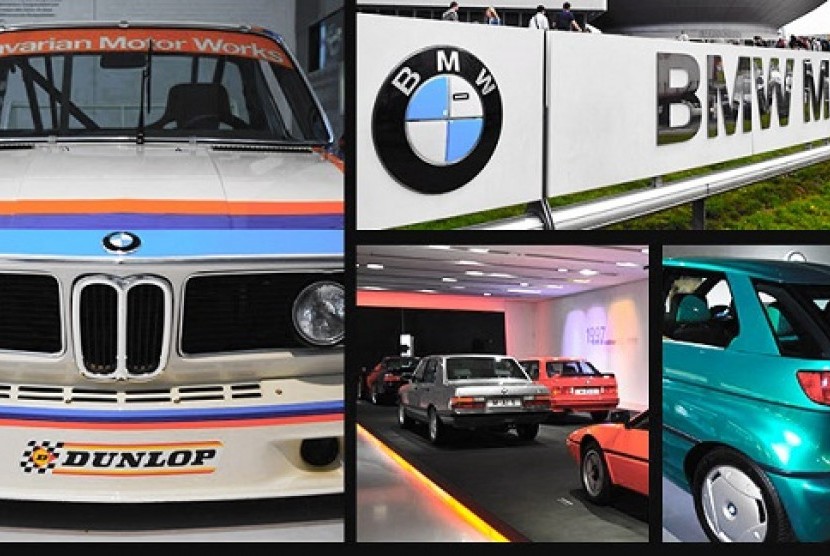 Museum BMW di Munich, Jerman. Ilustrasi