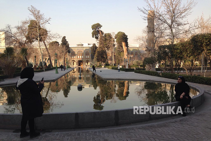 Museum Istana Golestan di kota Teheran.