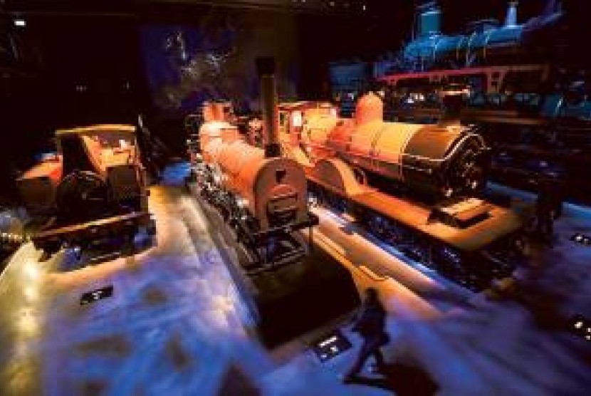 museum kereta di Brussel, Belgia