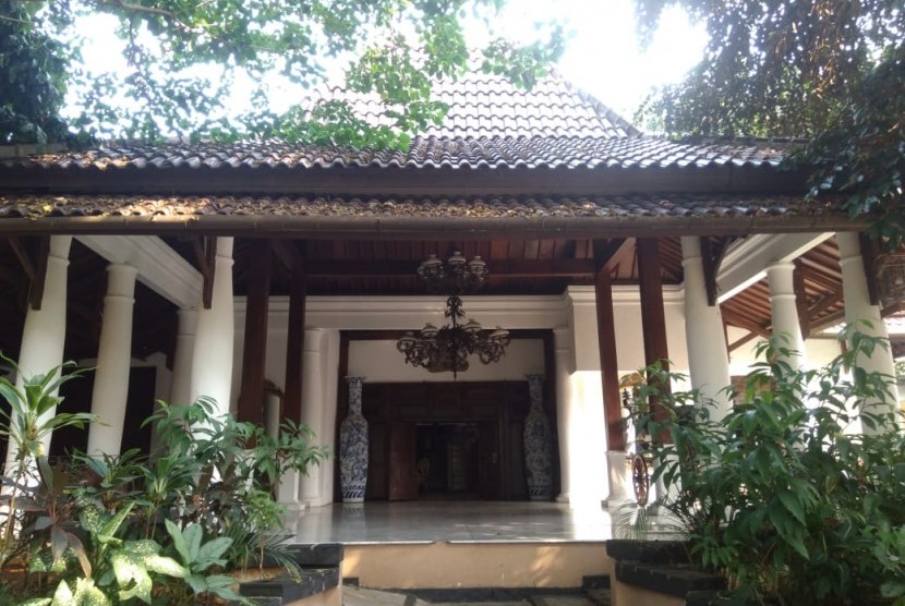 Museum Layang-layang di Jalan Haji Kamang, Cilandak, Kota Jakarta Selatan, Selasa (25/6).