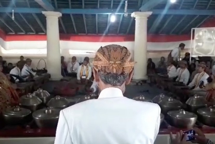 Musik gamelan di upacara Sekaten Keraton Surakarta
