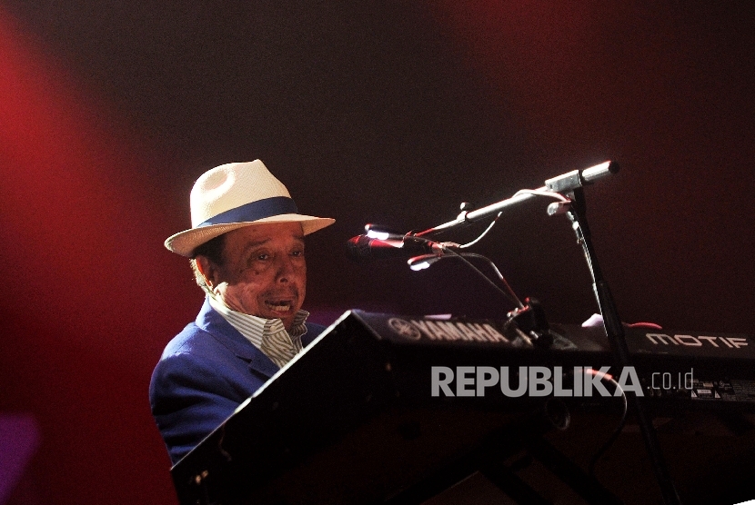 Musisi jazz berkebangsaan Brazil Sergio Mendes tampil dalam gelaran BNI Java Jazz Festival 2017 di JIExpo Kemayoran, Jakarta, Sabtu (4/3) malam.