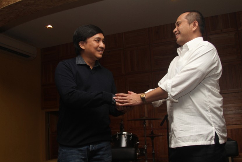 musisi yovie widianto bersama menteri pdt marwan jafar