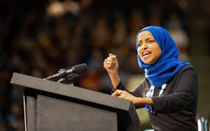 Muslimah Anggota Konggres AS, Ilhan Omar.