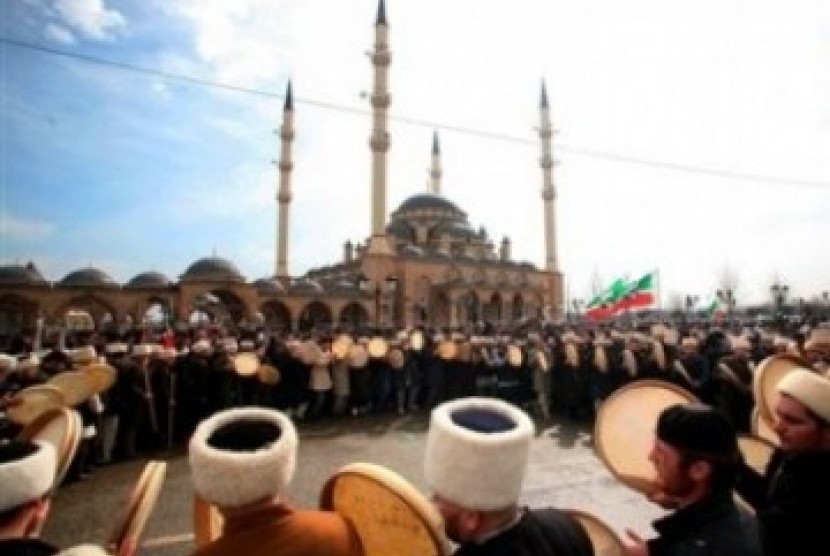Muslim di di Ingushetia (Illustrasi)