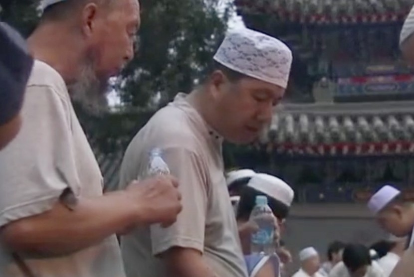 Muslim di Uighur (ilustrasi)