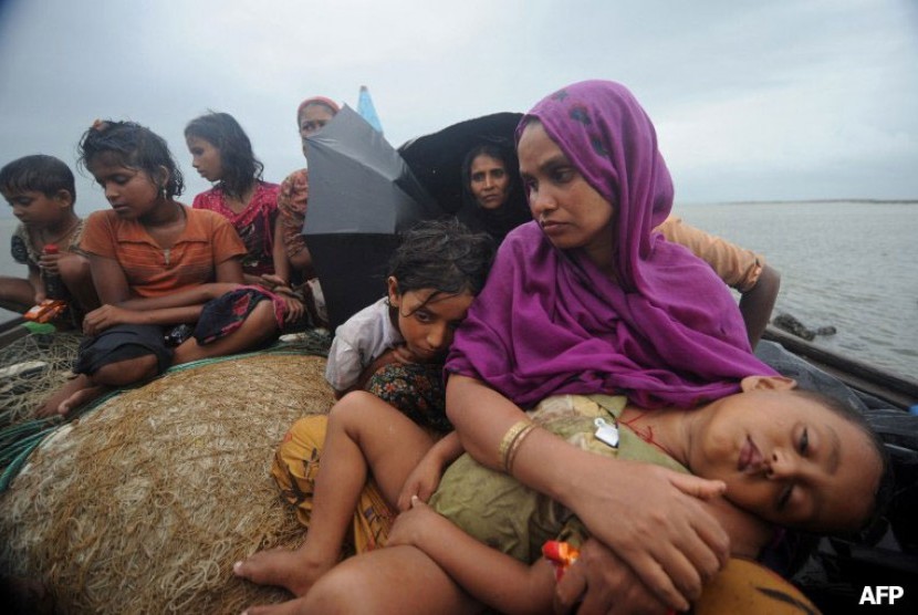 Muslim Rohingya (ilustrasi)