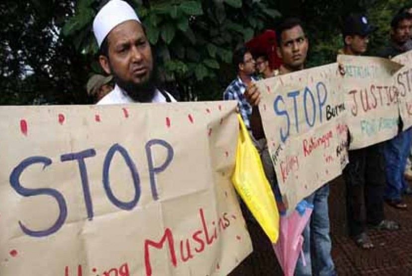 Muslim Rohingya menjadi komunitas Muslim di Myanmar